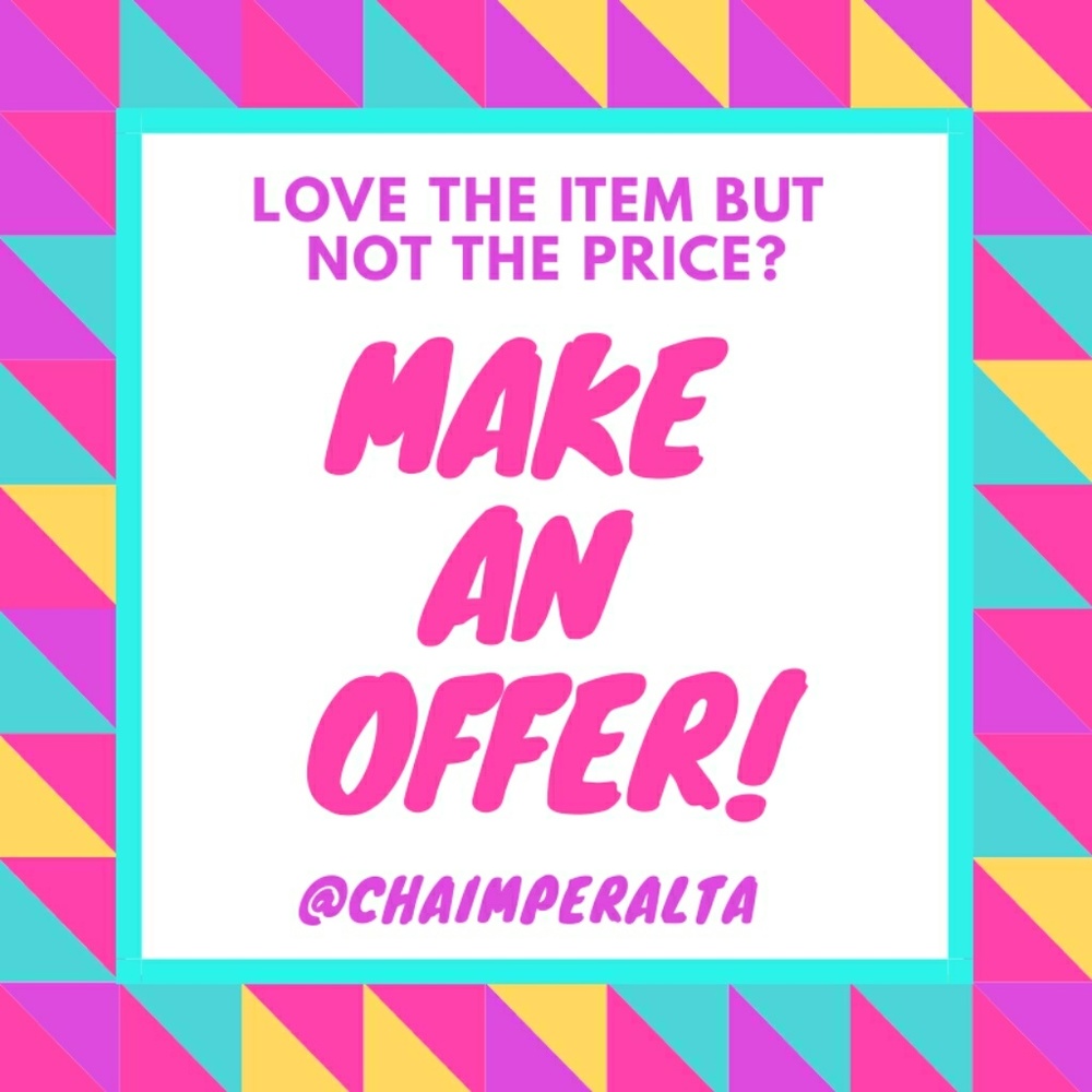 FEEL FREE TO MAKE AN OFFER! 💕